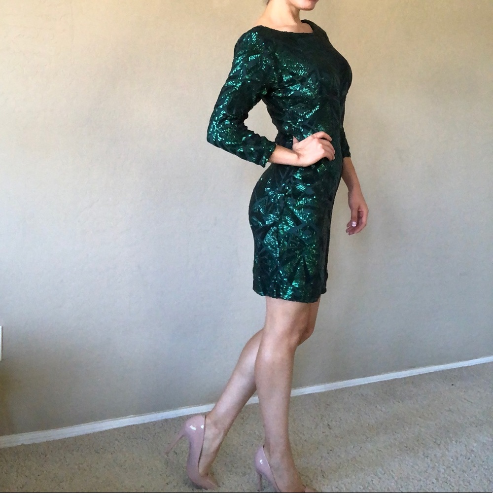 Green sparkles